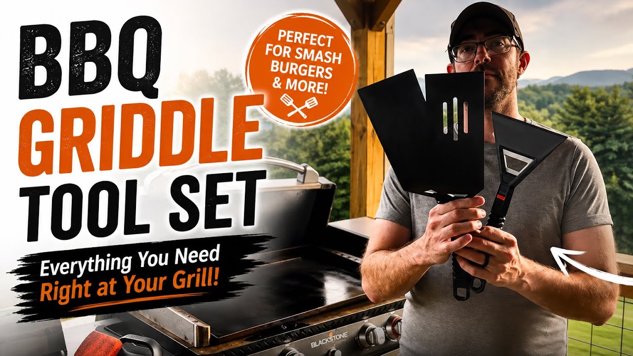 BBQ Grill Tool Set | Father Day Gift Idea - YouTube