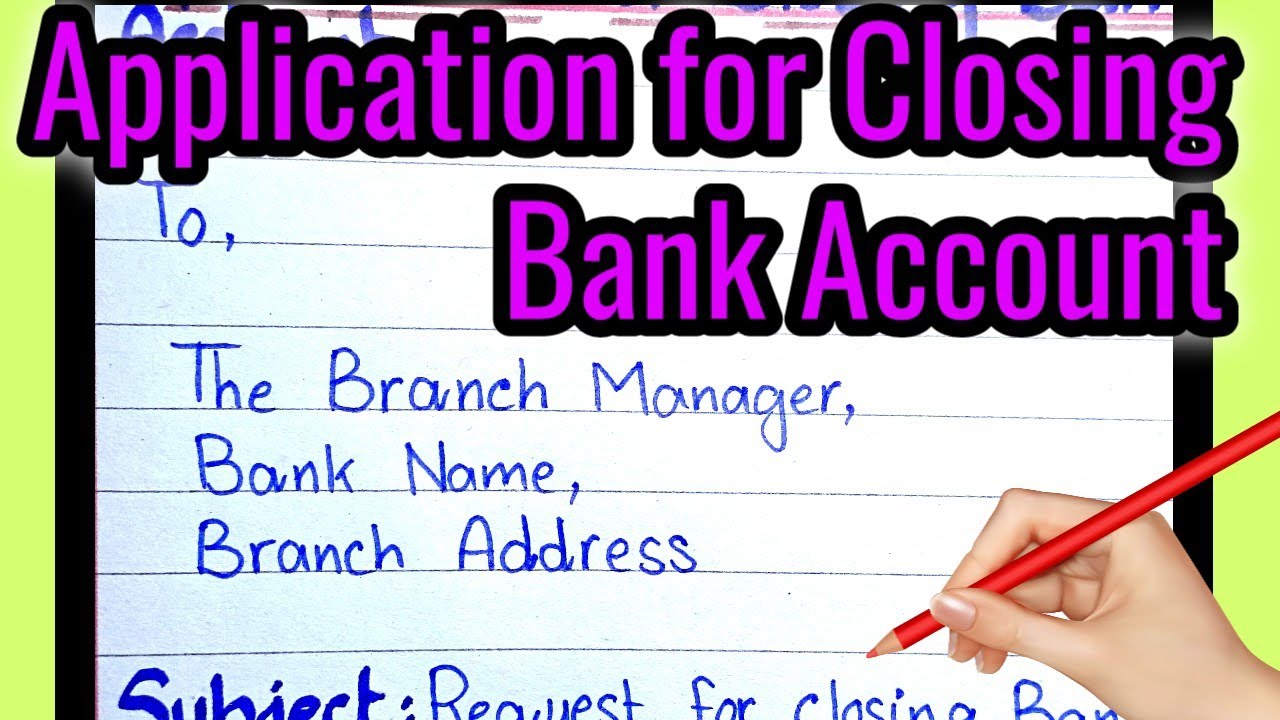 Заявление на закрытие банковского счета | Простой и удобный формат