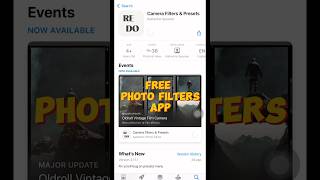 Photo filters app is now #free #installnow #redoapp #photofilter #photoediting #dearwinnie screenshot 1