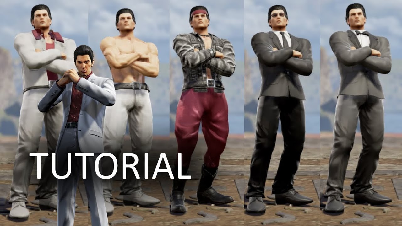 Soul Calibur 6 Kiryu (Yakuza) Costumes CAS Tutorial YouTube