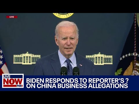 'GIVE ME A BREAK, MAN': Biden responds to reporter on China business allegations | LiveNOW from FOX