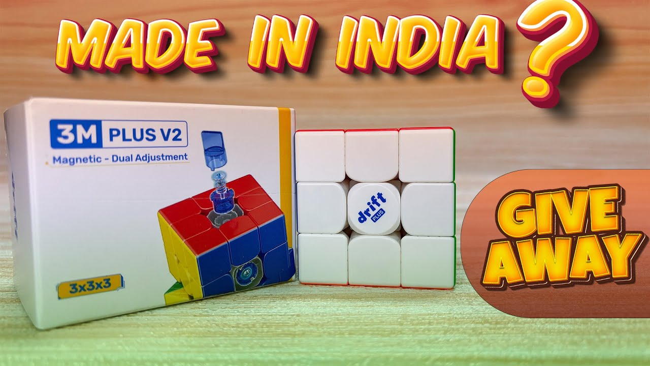 Drift 3M PLUS v2 3x3 || Unboxing || Giveaway Closed ||