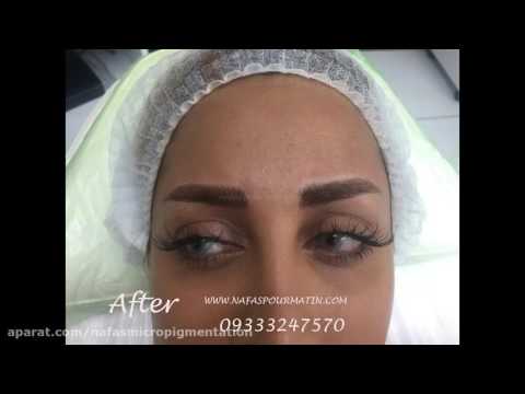 میکروپیگمنتیشن ابرو هاشورابرو میکروپیگمنتیشن نفس