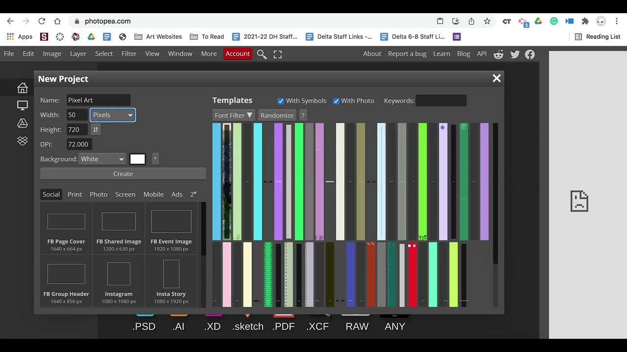 Setting Up Pixel Art In Photopea YouTube