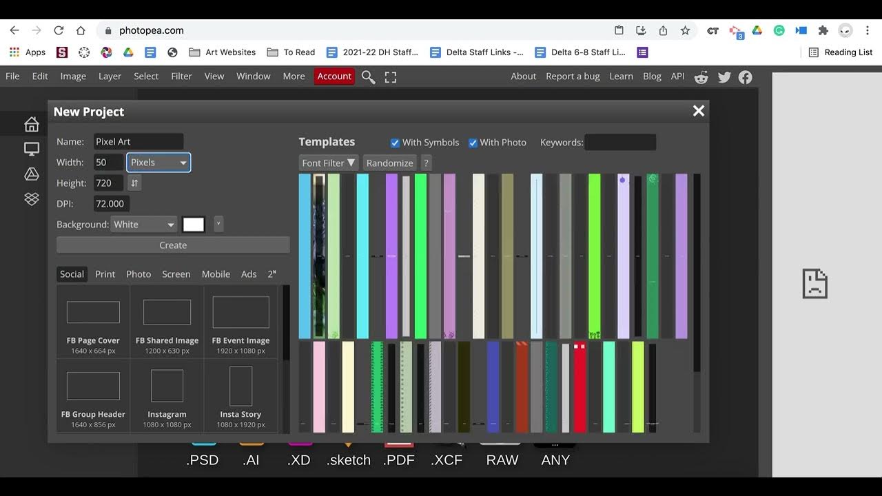Setting Up Pixel Art In Photopea YouTube