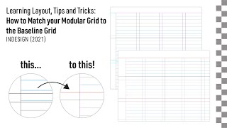 Match Your Modular Grid to your and Baseline!