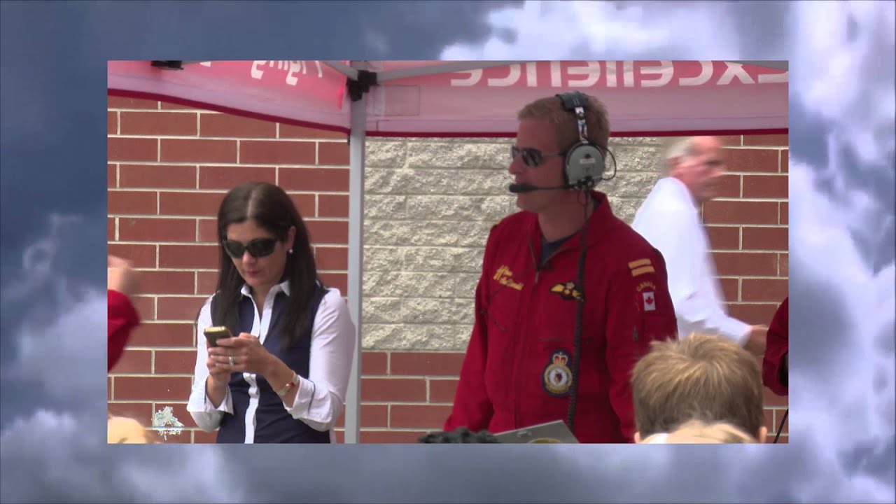Canada's Snowbirds at Captain Michael VandenBos PS in Whitby