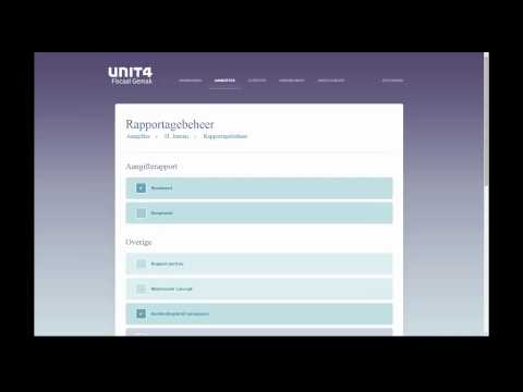 UNIT4 - UNIT4 Fiscaal Gemak - Opgenomen webinar
