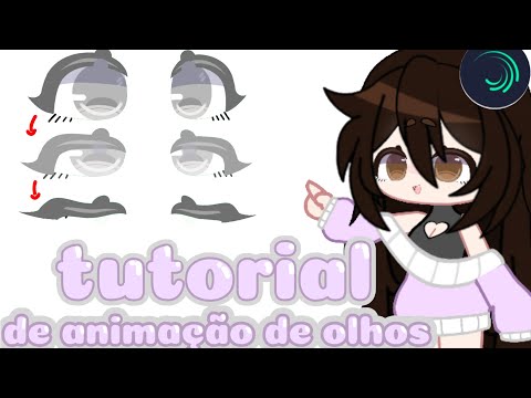 Tutorial de animação de olhos gacha no Alight Motion ✨🌸#gacha #tutorial #alightmotion #ibispaintx 🌸