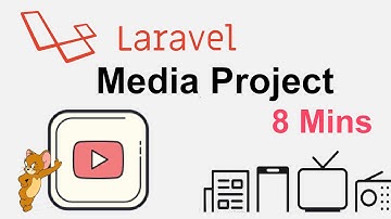 #Laravel Media Project In 8 Mins