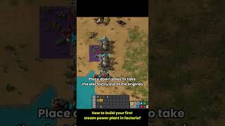 Steam Power in Less than 60 seconds in Factorio