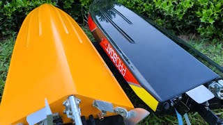 Deep Vee Hull V/S Vee Pad Hull Comparison & Test Fast Electric Rc Boat Deltaforce, Sonicwake