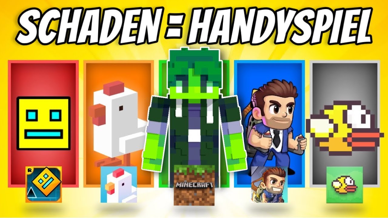 Minecraft, aber wenn ich Schaden bekomme, wechsle ich das Handyspiel!