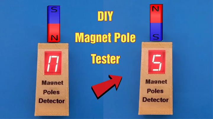 How to Find the North and South Poles of a Magnet / DIY Magnet Pole Tester