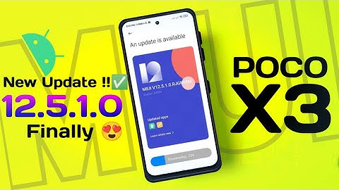 Finally POCO X3 Recived MIUI 12.5 [MIUI 12.5.1.0] New Update Rollout Start 😍 || 24+ New Features 👍