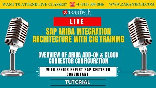 LIVE | Overview of Ariba Add-on & Cloud Connector Configuration | SAP ARIBA Integration Architecture