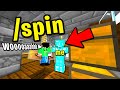 Trolling my new minecraft friend as a fake hacker with admin commands...