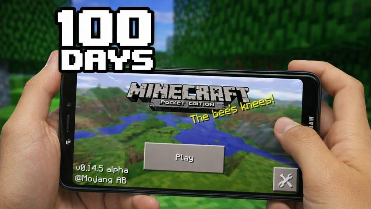 “ Survived 100 Days in OLD Minecraft PE (The End Was Impossible)