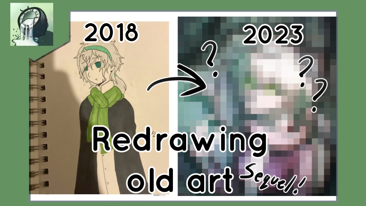 [Speedpaint] Redrawing old art 2 - YouTube