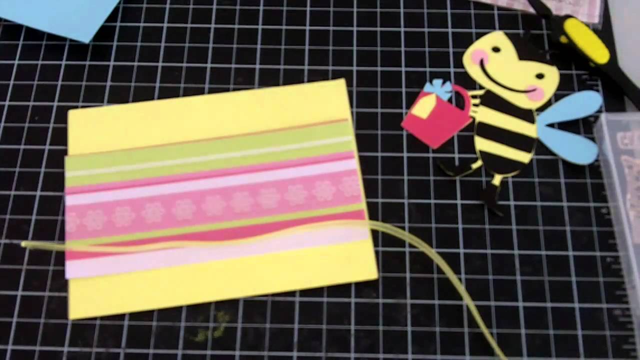 Birthday Card using Cricut Birthday Bash cartridge YouTube