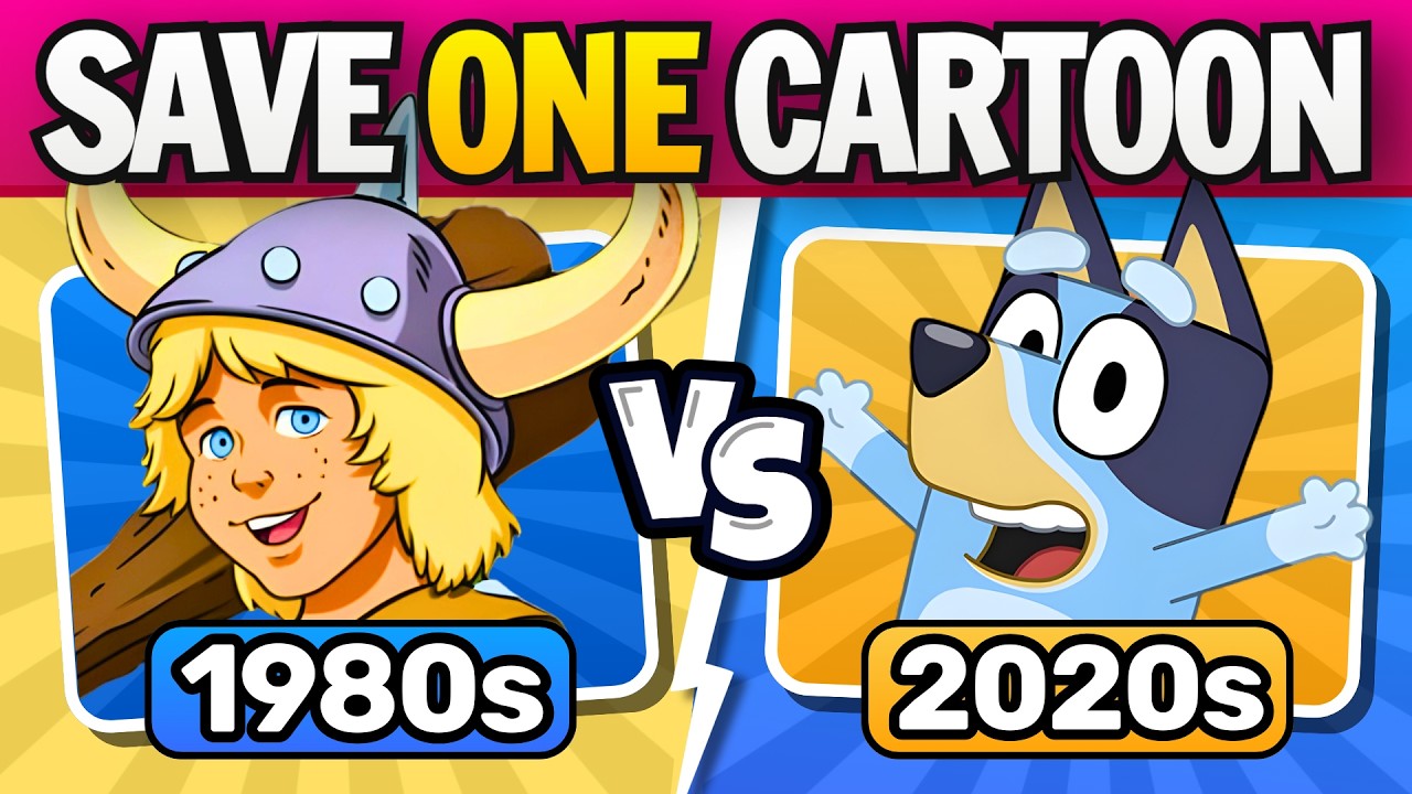 Save One Cartoon: 1980s 📺 vs 2020s 📱 (Impossible Choice!)
