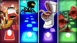 Toilet monster 🆚 House Head 🆚 Siren Head 🆚 Bus Eater | Tiles Hop