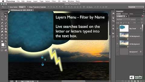 Photoshop CS6 104: Introduction to Layers and Smart Objects - 7. Layers Panel: Filtering Layers