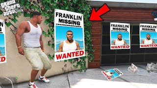 GTA 5 : Franklin Saw His Own Missing Poster In GTA 5 ! Franklin Missing In GTA 5
