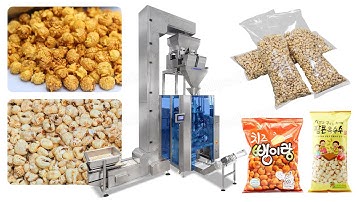 Automatic Popcorn Big Pouch Vertical Weighing Packing Machine