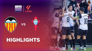 Valencia 2-1 Celta Vigo | LaLiga 24/25 Match Highlights