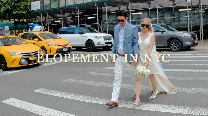 NYC Wedding Vlog | Elopement in Central Park, Mini...