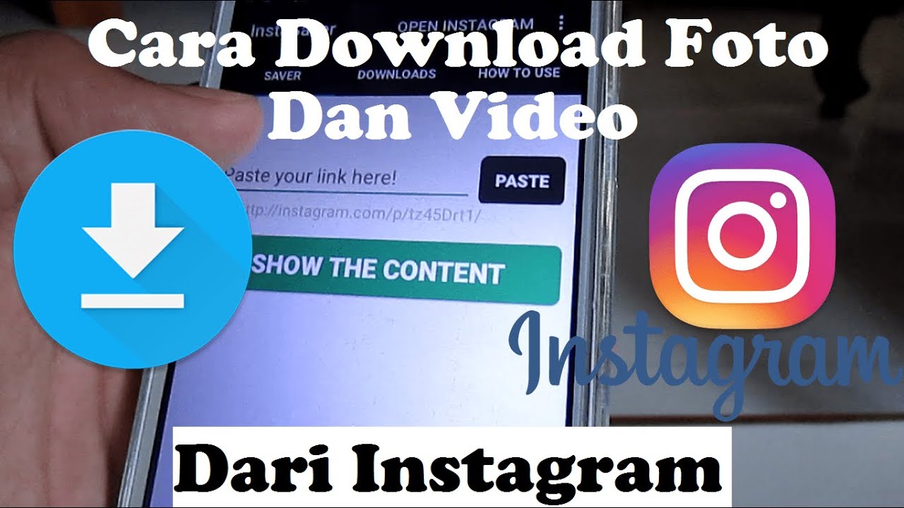 Cara Mendownload Foto Atau Video Di Instagram Dengan Mudah