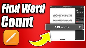 How to Find Word Count on Apple Pages - Step by Step