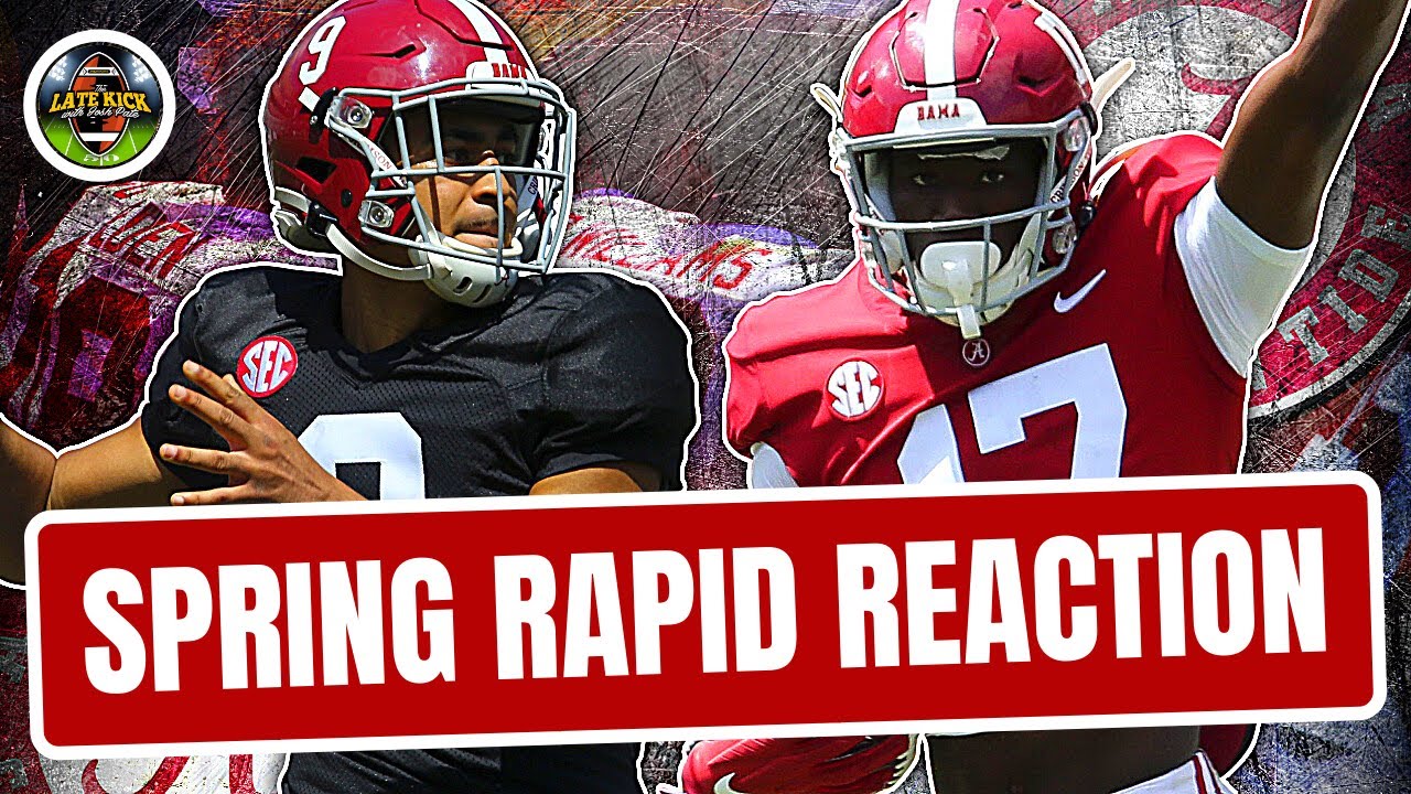 Alabama Football - Spring Rapid Reaction (Late Kick Cut)