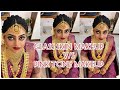 Glass skin makeup v/s pink tone makeup/pink tone bridal makeup/glass skin bridal makeup