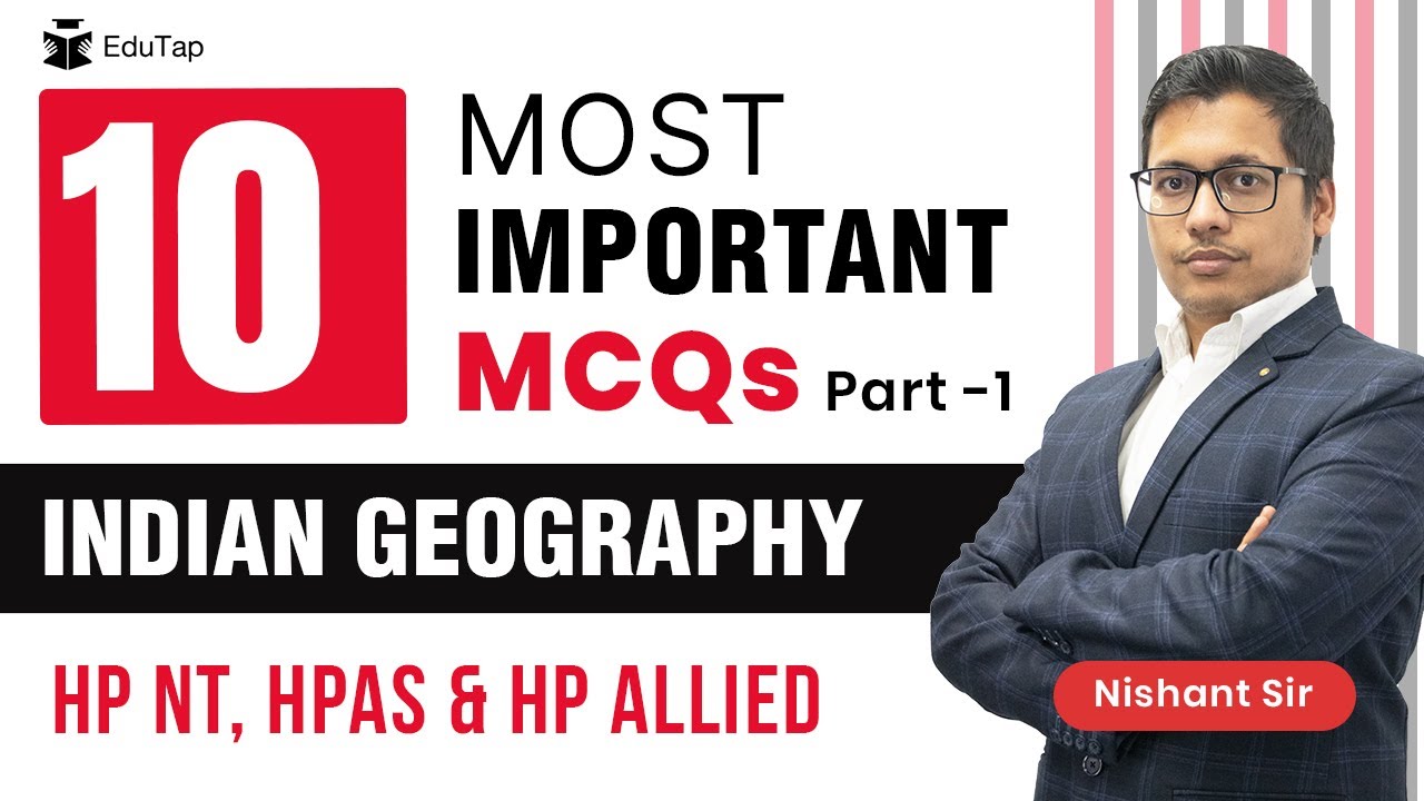 Indian Geography Important MCQ Indian Geography Revision Questions