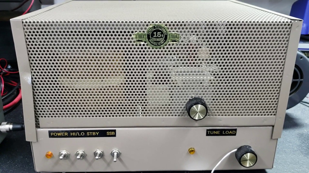 Tennessee Walker JohnBoy built 2 tube 4cx350 amplifier into a dummy