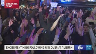 Arkansas Defeats Auburn At Bud Walton - Fan Reaction