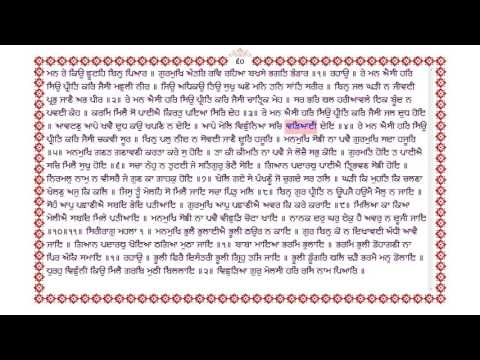 0058 Learn Gurbani at Home. By : www.ektuhi.com 0061