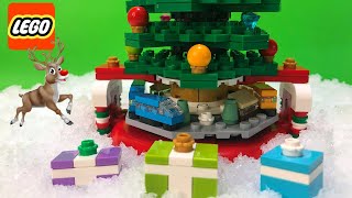 LEGO Christmas tree 40338 unboxing instruction in stop motion