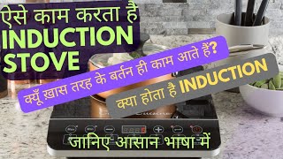 How Induction Cookers  stove इंडक्शन स्टोव कैसे करता है काम  #inductionstove #basicphysics #edurj27