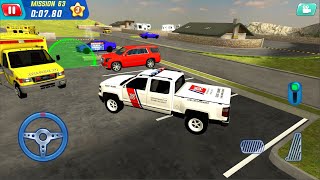 Coast Guard: Beach Rescue Team #3 - Pickup Truck & Motorbike Riding Android iOS Gameplay screenshot 4