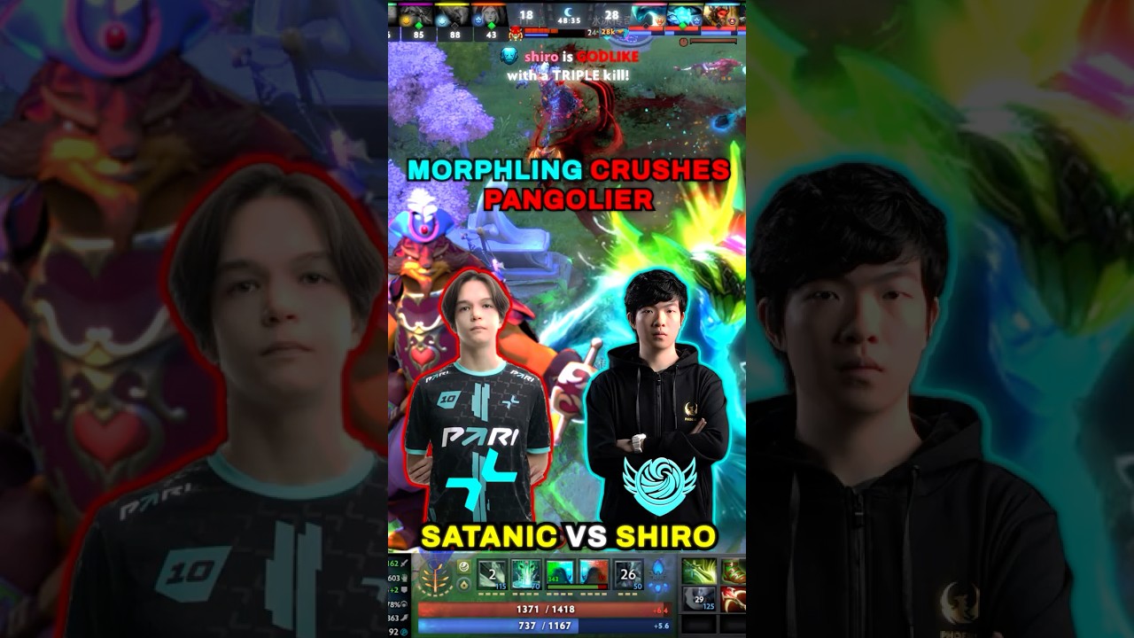 Shiro vs Satanic 🔥 Morphling vs Pangolier | Dota 2 Carry Showdown