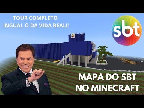 TOUR PELO MAPA DO SBT NO MINECRAFT - YouTube