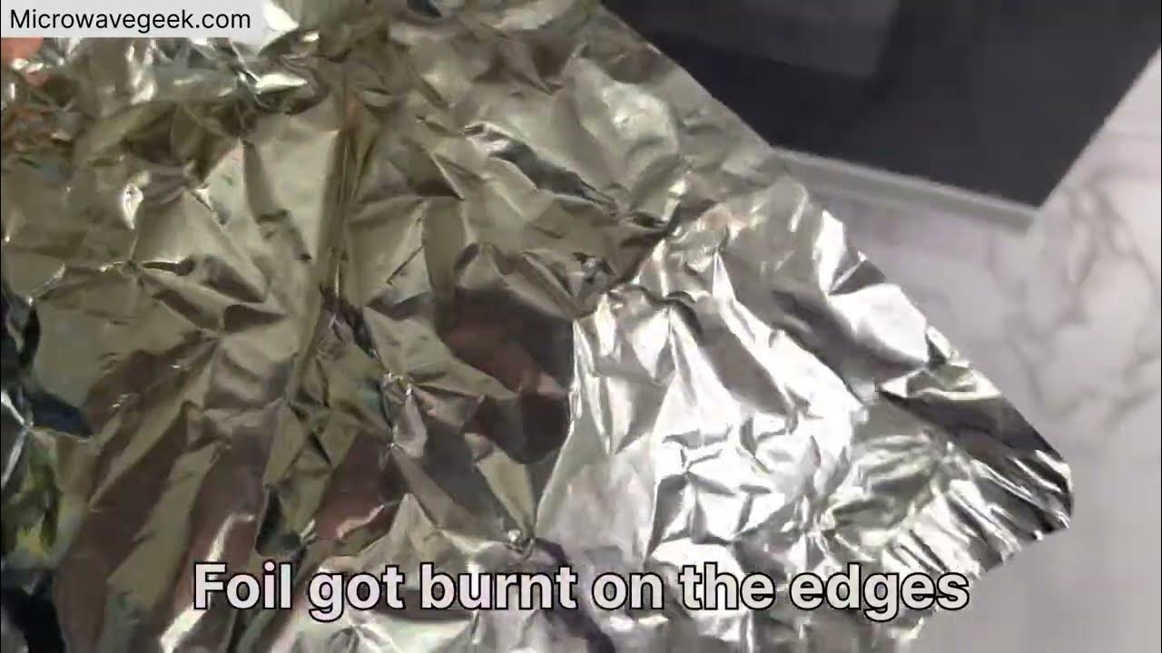 Can You Microwave Aluminum Foil? will it cause sparks?? YouTube