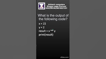 33 python Quiz    Infotech Computers Bhagyanagar Kurnool 6302358106, 08518221221 #CodeQuiz#ShortsQui