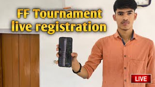 Live Registration For Freefire Tournament || Unfiltered abhimanyu