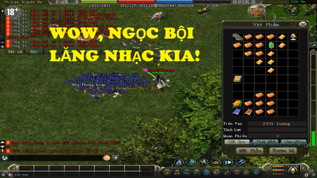 [VLTK Offline] Thử mang may mắn 1000% đi săn boss và cái kết!
