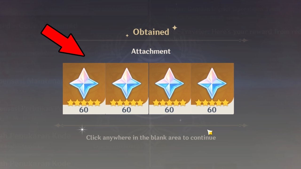 Claim this primogems fast guys this is a gift for you