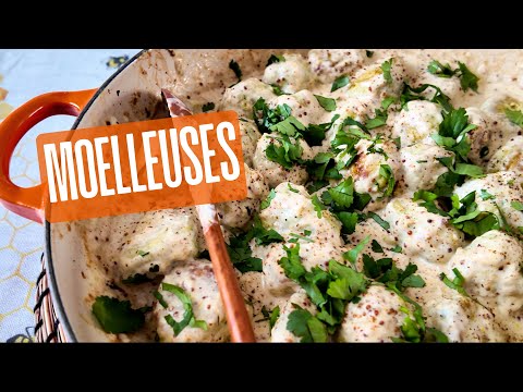 The secret to ULTRA Soft Chicken Meatballs (Mustard Sauce)